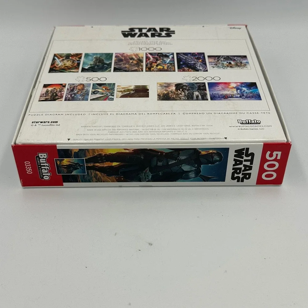Star Wars The Mandalorian 500 Piece Jigsaw Puzzle Buffalo Games‎ Disney